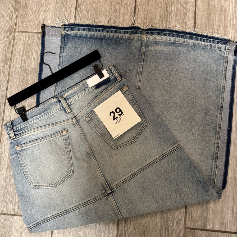 Re/done denim maxi skirt 29 - Picture 2 of 3